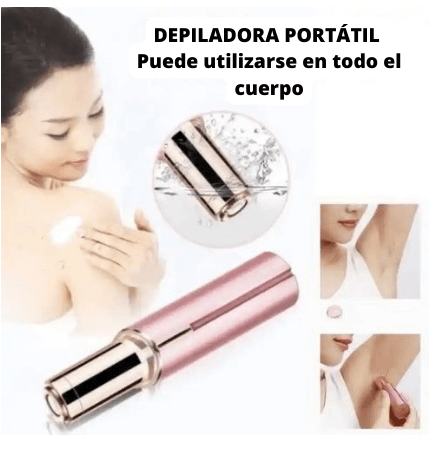 Depiladora portátil + Una depiladora facial de regalo